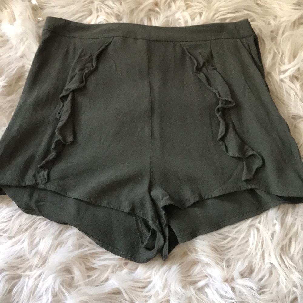 Navy green shorts